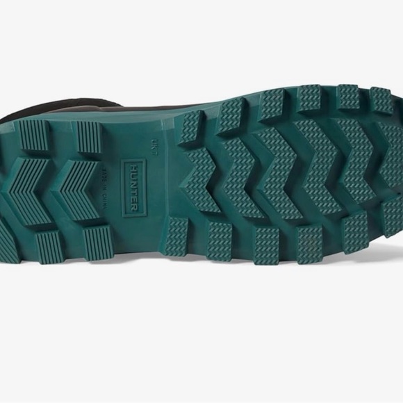 Hunter City Explorer Short Boot Black/Teal Tempo 6 M - Picture 3 of 6